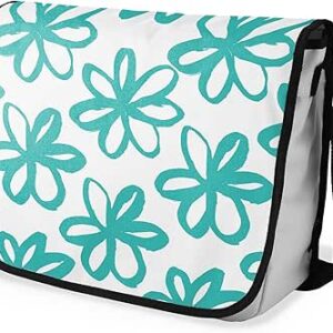 بوناميزون شنطة ماسنجر مدرسية مطبوعة رقميا مع حزام اسود للطلاب، شنطة كروس وشنطة ساعي، شنطة كتف للمدرسة، العودة الى المدرسة، المقاس: 29 × 36 سم