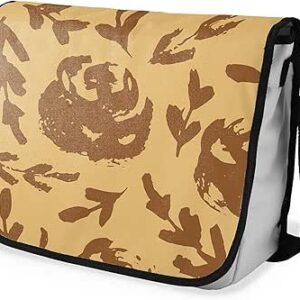 بوناميزون شنطة ماسنجر مدرسية مطبوعة رقميا مع حزام اسود للطلاب، شنطة كروس وشنطة ساعي، شنطة كتف للمدرسة، العودة الى المدرسة، المقاس: 29 × 36 سم