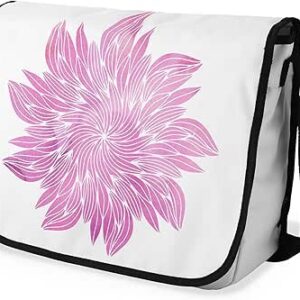 بوناميزون شنطة ماسنجر مدرسية مطبوعة رقميا مع حزام اسود للطلاب، شنطة كروس وشنطة ساعي، شنطة كتف للمدرسة، العودة الى المدرسة، المقاس: 29 × 36 سم