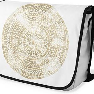 شنطة ماسنجر مدرسية مطبوعة رقمية بحزام اسود للبنات والاولاد من لو جاردين دو لين، شنطة ماسنجر للطلاب، شنط كتف مقاس 29 × 36 سم