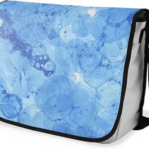 بوناميزون شنطة ماسنجر مدرسية مطبوعة رقميا مع حزام اسود للطلاب، شنطة كروس وشنطة ساعي، شنطة كتف للمدرسة، العودة الى المدرسة، المقاس: 29 × 36 سم