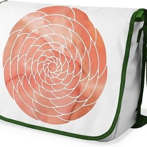 شنطة ماسنجر مدرسية مطبوعة رقميا مع احزمة كاكي للبنات والاولاد من لو جاردين دو لين، شنطة ماسنجر للطلاب، شنط كتف مقاس 29 × 36 سم