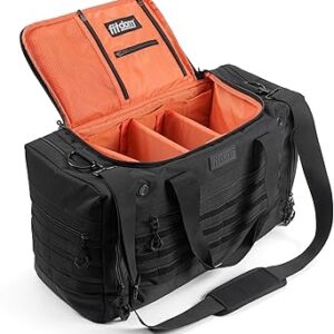 فيتدوم شنطة احذية رياضية للسفر، هدية للاحذية الرياضية، شنطة رياضية في الهواء الطلق، شنطة دفل متعددة الوظائف مع 3 فواصل قابلة للتعديل وحزام كتف. مقاس حمل معتمد من ادارة امن المواصلات الامريكية، اسود