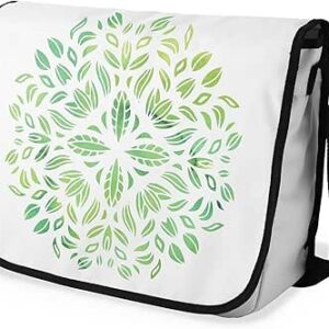 شنطة ماسنجر مدرسية مطبوعة رقمية بحزام اسود للبنات والاولاد من لو جاردين دو لين، شنطة ماسنجر للطلاب، شنط كتف مقاس 29 × 36 سم