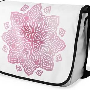 شنطة ماسنجر مدرسية مطبوعة رقمية بحزام اسود للبنات والاولاد من لو جاردين دو لين، شنطة ماسنجر للطلاب، شنط كتف مقاس 29 × 36 سم