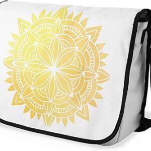 شنطة ماسنجر مدرسية مطبوعة رقمية بحزام اسود للبنات والاولاد من لو جاردين دو لين، شنطة ماسنجر للطلاب، شنط كتف مقاس 29 × 36 سم