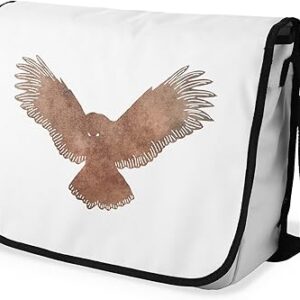 شنطة ماسنجر مدرسية مطبوعة رقمية بحزام اسود للبنات والاولاد من لو جاردين دو لين، شنطة ماسنجر للطلاب، شنط كتف مقاس 29 × 36 سم