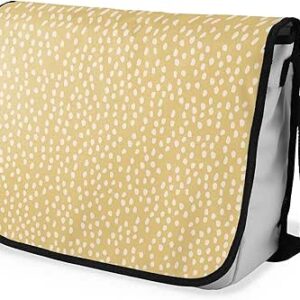 بوناميزون شنطة ماسنجر مدرسية مطبوعة رقميا مع حزام اسود للطلاب، شنطة كروس وشنطة ساعي، شنطة كتف للمدرسة، العودة الى المدرسة، المقاس: 29 × 36 سم