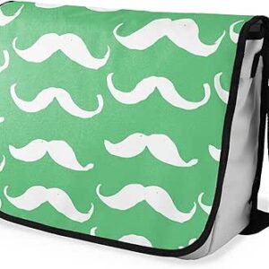 شنطة ماسنجر مدرسية مطبوعة رقمية بحزام اسود للبنات والاولاد من لو جاردين دو لين، شنطة ماسنجر للطلاب، شنط كتف مقاس 29 × 36 سم