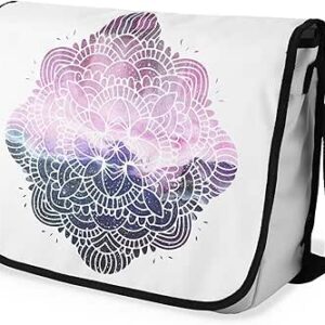 شنطة ماسنجر مدرسية مطبوعة رقمية بحزام اسود للبنات والاولاد من لو جاردين دو لين، شنطة ماسنجر للطلاب، شنط كتف مقاس 29 × 36 سم