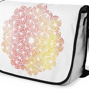 شنطة ماسنجر مدرسية مطبوعة رقمية بحزام اسود للبنات والاولاد من لو جاردين دو لين، شنطة ماسنجر للطلاب، شنط كتف مقاس 29 × 36 سم