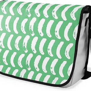 بوناميزون شنطة ماسنجر مدرسية مطبوعة رقميا مع حزام اسود للطلاب، شنطة كروس وشنطة ساعي، شنطة كتف للمدرسة، العودة الى المدرسة، المقاس: 29 × 36 سم