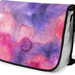 شنطة ماسنجر مدرسية مطبوعة رقمية بحزام اسود للبنات والاولاد من لو جاردين دو لين، شنطة ماسنجر للطلاب، شنط كتف مقاس 29 × 36 سم