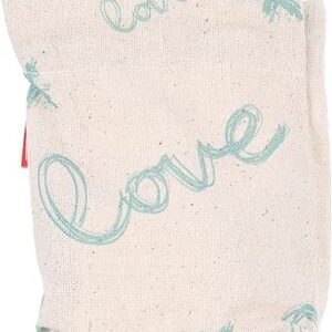 بوناميزون شنطة منتجات قطنية مطبوعة مع رباط، شنطة بقالة قابلة لاعادة الاستخدام، اكياس صديقة للبيئة وقابلة للتحلل البيولوجي، شنطة سفر، شنط تسوق، صديقة للبيئة، قابلة للطي، المقاس: 12×15 سم، قماش