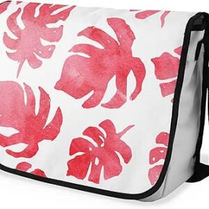 بوناميزون شنطة ماسنجر مدرسية مطبوعة رقميا مع حزام اسود للطلاب، شنطة كروس وشنطة ساعي، شنطة كتف للمدرسة، العودة الى المدرسة، المقاس: 29 × 36 سم