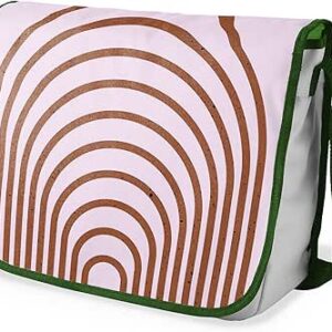 بوناميزون شنطة ماسنجر مدرسية مطبوعة رقميا مع حزام كاكي للطلاب، شنطة كروس وشنطة ساعي، شنطة كتف للمدرسة، العودة الى المدرسة، المقاس: 29 × 36 سم