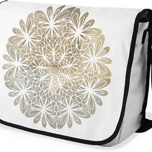 شنطة ماسنجر مدرسية مطبوعة رقمية بحزام اسود للبنات والاولاد من لو جاردين دو لين، شنطة ماسنجر للطلاب، شنط كتف مقاس 29 × 36 سم