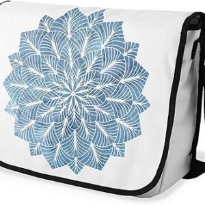 شنطة ماسنجر مدرسية مطبوعة رقمية بحزام اسود للبنات والاولاد من لو جاردين دو لين، شنطة ماسنجر للطلاب، شنط كتف مقاس 29 × 36 سم