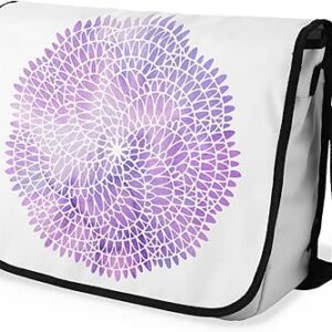 بوناميزون شنطة ماسنجر مدرسية مطبوعة رقميا مع حزام اسود للطلاب، شنطة كروس وشنطة ساعي، شنطة كتف للمدرسة، العودة الى المدرسة، المقاس: 29 × 36 سم