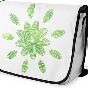 بوناميزون شنطة ماسنجر مدرسية مطبوعة رقميا مع حزام اسود للطلاب، شنطة كروس وشنطة ساعي، شنطة كتف للمدرسة، العودة الى المدرسة، المقاس: 29 × 36 سم