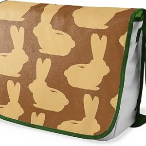 بوناميزون شنطة ماسنجر مدرسية مطبوعة رقميا مع حزام كاكي للطلاب، شنطة كروس وشنطة ساعي، شنطة كتف للمدرسة، العودة الى المدرسة، المقاس: 29 × 36 سم