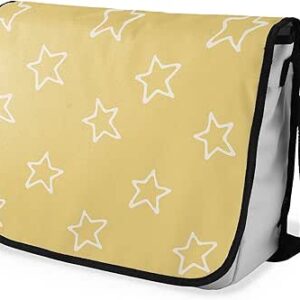 بوناميزون شنطة ماسنجر مدرسية مطبوعة رقميا مع حزام اسود للطلاب، شنطة كروس وشنطة ساعي، شنطة كتف للمدرسة، العودة الى المدرسة، المقاس: 29 × 36 سم