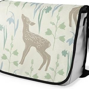 بوناميزون شنطة ماسنجر مدرسية مطبوعة رقميا مع حزام اسود للطلاب، شنطة كروس وشنطة ساعي، شنطة كتف للمدرسة، العودة الى المدرسة، المقاس: 29 × 36 سم