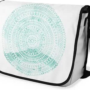 شنطة ماسنجر مدرسية مطبوعة رقمية بحزام اسود للبنات والاولاد من لو جاردين دو لين، شنطة ماسنجر للطلاب، شنط كتف مقاس 29 × 36 سم