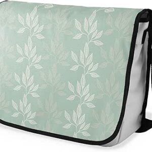 بوناميزون شنطة ماسنجر مدرسية مطبوعة رقميا مع حزام اسود للطلاب، شنطة كروس وشنطة ساعي، شنطة كتف للمدرسة، العودة الى المدرسة، المقاس: 29 × 36 سم