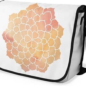 شنطة ماسنجر مدرسية مطبوعة رقمية بحزام اسود للبنات والاولاد من لو جاردين دو لين، شنطة ماسنجر للطلاب، شنط كتف مقاس 29 × 36 سم