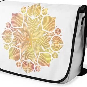 شنطة ماسنجر مدرسية مطبوعة رقمية بحزام اسود للبنات والاولاد من لو جاردين دو لين، شنطة ماسنجر للطلاب، شنط كتف مقاس 29 × 36 سم