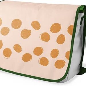 بوناميزون شنطة ماسنجر مدرسية مطبوعة رقميا مع حزام كاكي للطلاب، شنطة كروس وشنطة ساعي، شنطة كتف للمدرسة، العودة الى المدرسة، المقاس: 29 × 36 سم