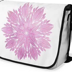 شنطة ماسنجر مدرسية مطبوعة رقمية بحزام اسود للبنات والاولاد من لو جاردين دو لين، شنطة ماسنجر للطلاب، شنط كتف مقاس 29 × 36 سم