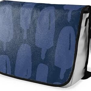 بوناميزون شنطة ماسنجر مدرسية مطبوعة رقميا مع حزام اسود للطلاب، شنطة كروس وشنطة ساعي، شنطة كتف للمدرسة، العودة الى المدرسة، المقاس: 29 × 36 سم