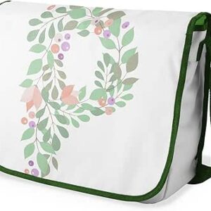 شنطة ماسنجر مدرسية مطبوعة رقميا مع احزمة كاكي للبنات والاولاد من لو جاردين دو لين، شنطة ماسنجر للطلاب، شنط كتف مقاس 29 × 36 سم