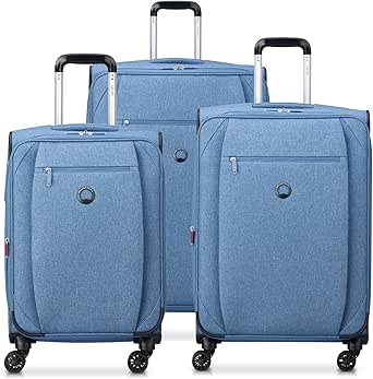 ديلسي باريس شنطة سفر سوفت سايد قابلة للتوسيع مع عجلات دوارة من رامي