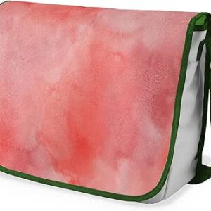 بوناميزون شنطة ماسنجر مدرسية مطبوعة رقميا مع حزام كاكي للطلاب، شنطة كروس وشنطة ساعي، شنطة كتف للمدرسة، العودة الى المدرسة، المقاس: 29 × 36 سم