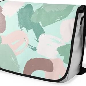 شنطة ماسنجر مدرسية مطبوعة رقمية بحزام اسود للبنات والاولاد من لو جاردين دو لين، شنطة ماسنجر للطلاب، شنط كتف مقاس 29 × 36 سم