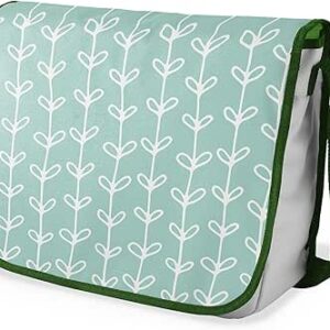 بوناميزون شنطة ماسنجر مدرسية مطبوعة رقميا مع حزام كاكي للطلاب، شنطة كروس وشنطة ساعي، شنطة كتف للمدرسة، العودة الى المدرسة، المقاس: 29 × 36 سم