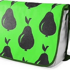 بوناميزون شنطة ماسنجر مدرسية مطبوعة رقميا مع حزام كاكي للطلاب، شنطة كروس وشنطة ساعي، شنطة كتف للمدرسة، العودة الى المدرسة، المقاس: 29 × 36 سم