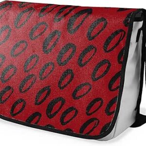 شنطة ماسنجر مدرسية مطبوعة رقمية بحزام اسود للبنات والاولاد من لو جاردين دو لين، شنطة ماسنجر للطلاب، شنط كتف مقاس 29 × 36 سم