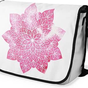 بوناميزون شنطة ماسنجر مدرسية مطبوعة رقميا مع حزام اسود للطلاب، شنطة كروس وشنطة ساعي، شنطة كتف للمدرسة، العودة الى المدرسة، المقاس: 29 × 36 سم