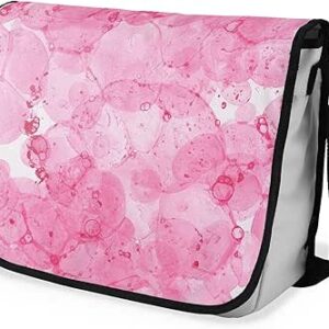 بوناميزون شنطة ماسنجر مدرسية مطبوعة رقميا مع حزام اسود للطلاب، شنطة كروس وشنطة ساعي، شنطة كتف للمدرسة، العودة الى المدرسة، المقاس: 29 × 36 سم