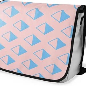 بوناميزون شنطة ماسنجر مدرسية مطبوعة رقميا مع حزام اسود للطلاب، شنطة كروس وشنطة ساعي، شنطة كتف للمدرسة، العودة الى المدرسة، المقاس: 29 × 36 سم