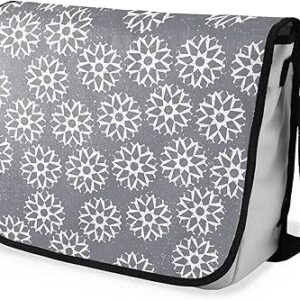 شنطة ماسنجر مدرسية مطبوعة رقمية بحزام اسود للبنات والاولاد من لو جاردين دو لين، شنطة ماسنجر للطلاب، شنط كتف مقاس 29 × 36 سم