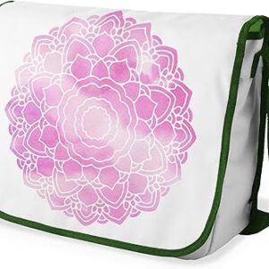 بوناميزون شنطة ماسنجر مدرسية مطبوعة رقميا مع حزام كاكي للطلاب، شنطة كروس وشنطة ساعي، شنطة كتف للمدرسة، العودة الى المدرسة، المقاس: 29 × 36 سم، ألوان متعددة