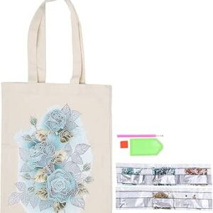 شنطة رسم ذاتية الصنع، شنطة تسوق قابلة لاعادة الاستخدام للمنزل والمدرسة والتسوق والجري والسفر (BB008)