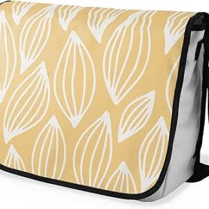 بوناميزون شنطة ماسنجر مدرسية مطبوعة رقميا مع حزام اسود للطلاب، شنطة كروس وشنطة ساعي، شنطة كتف للمدرسة، العودة الى المدرسة، المقاس: 29 × 36 سم