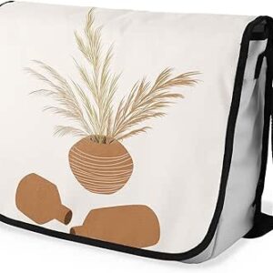 بوناميزون شنطة ماسنجر مدرسية مطبوعة رقميا مع حزام اسود للطلاب، شنطة كروس وشنطة ساعي، شنطة كتف للمدرسة، العودة الى المدرسة، المقاس: 29 × 36 سم