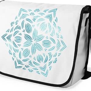 شنطة ماسنجر مدرسية مطبوعة رقمية بحزام اسود للبنات والاولاد من لو جاردين دو لين، شنطة ماسنجر للطلاب، شنط كتف مقاس 29 × 36 سم